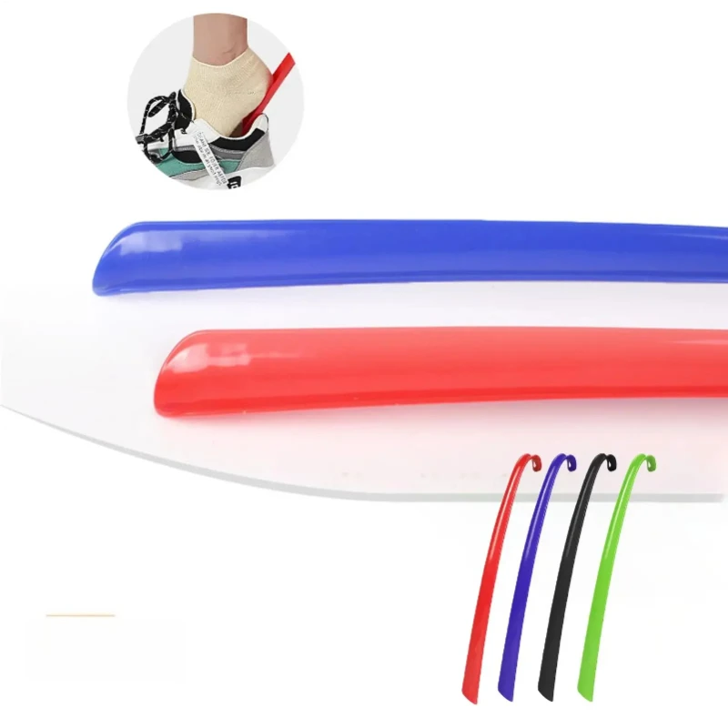PlasticExtra LongShoehorn Hotel Household Shoe Wearer Shoes Lifter Lazy No Bend Shoe Draw Helper Portable Comfort Shoe Horn Tool