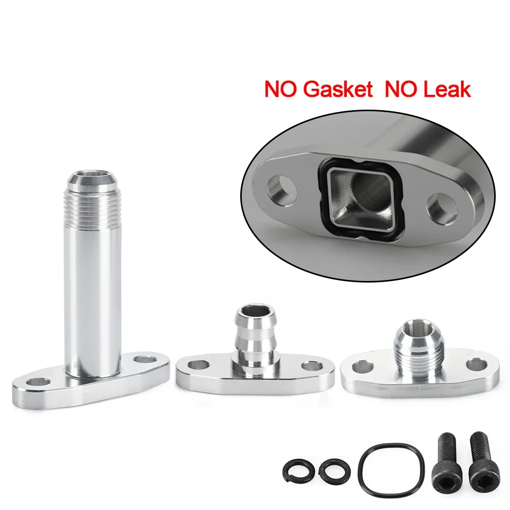 For Garrett T3 T4 GT28 GT30 GT35 T25 An10 2' 51 Turbo Oil Return Drain Return Flange Adapter Electric Turbo Process Leakproof