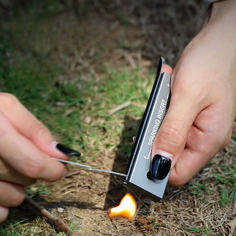 Waterproof Magnesium Flint & Steel Stick Survival Fire Starting Kit Essential Camping Outdoor Gear for Simple Initiation
