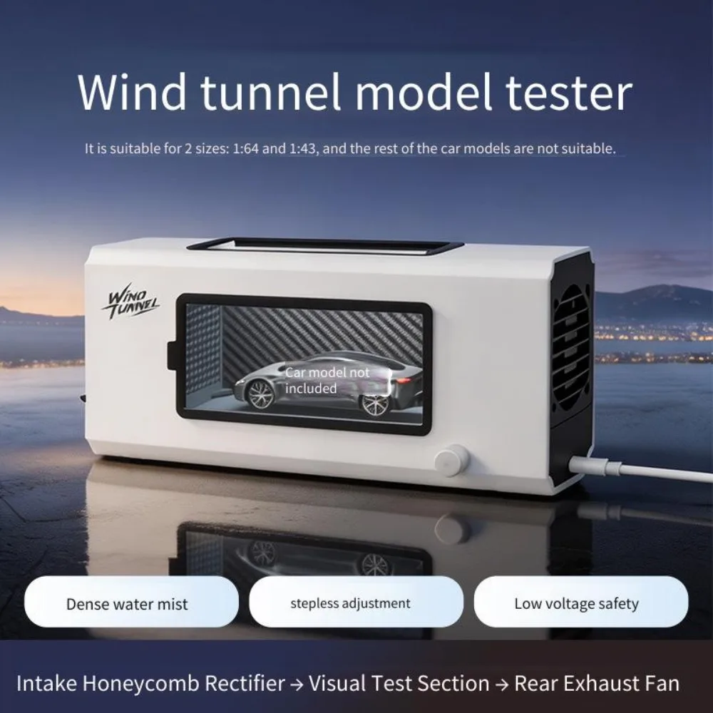 Wind tunnel machine model desktop ornaments mini wind tunnel popular science experimental mechanics trendy play decompression