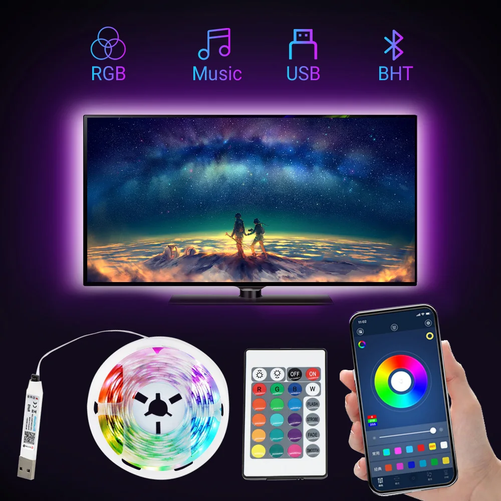 LED TV Backlight with Remote, 32-58 