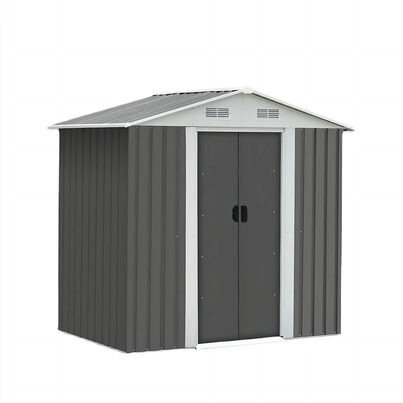 Hot Sale Car Garages Shed  ized 10 X 8 10 X 12 Outdoor Tool Shed Backyard Garden Steel Metal Storage Sheds Summer House