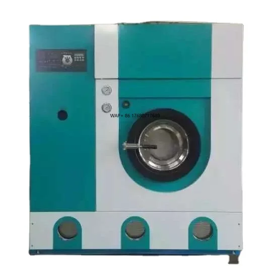 Hotel commercial dry cleaning machine. Factory. Laundry hospital