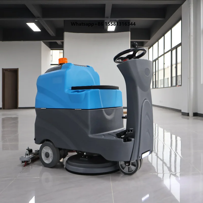 70L Clean Water Tank Commercial Wet Dry Floor Cleaning Sweeper Industrial Mini Ride on Floor Scrubber
