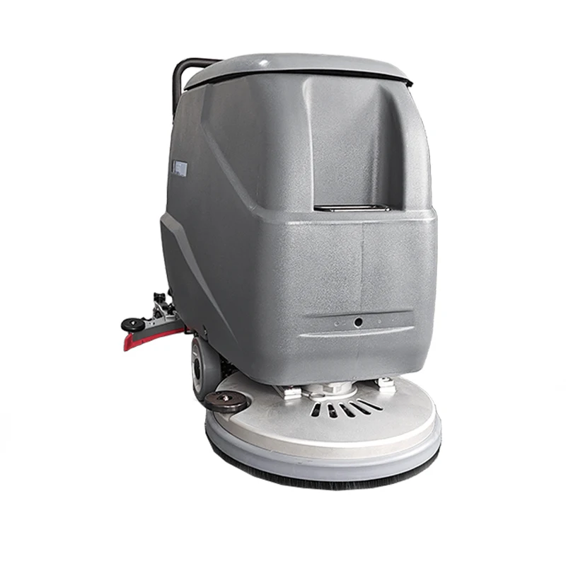 X55T industrial floor scrubber cleaning machine professional walk behind the sweeper dry and wet cleaning equipment