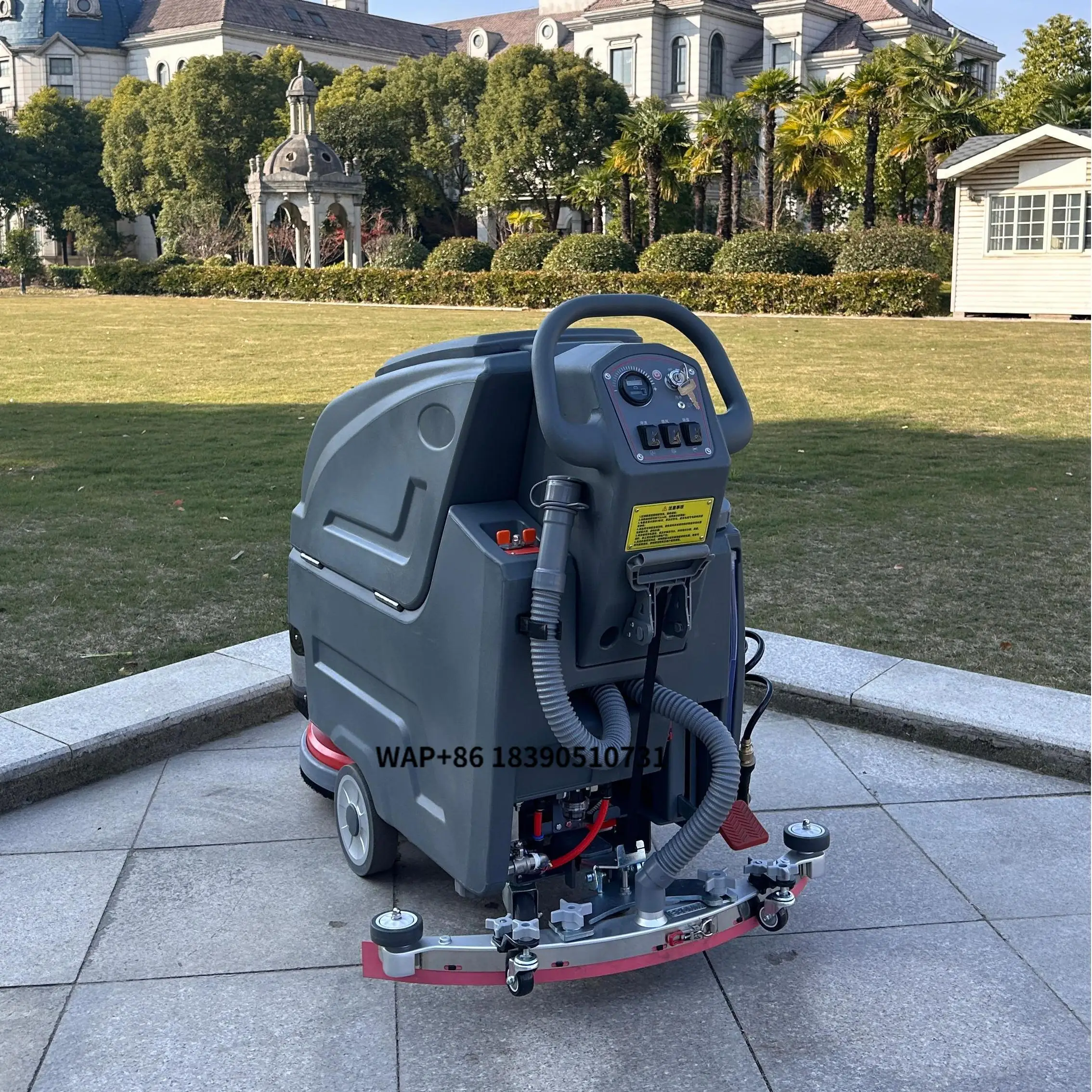 Hand Pushing Floor Cleaning Equipment for Hospitals Multifunctional Cleaning Machine Walk Behind on Industrial Floor Scrubber