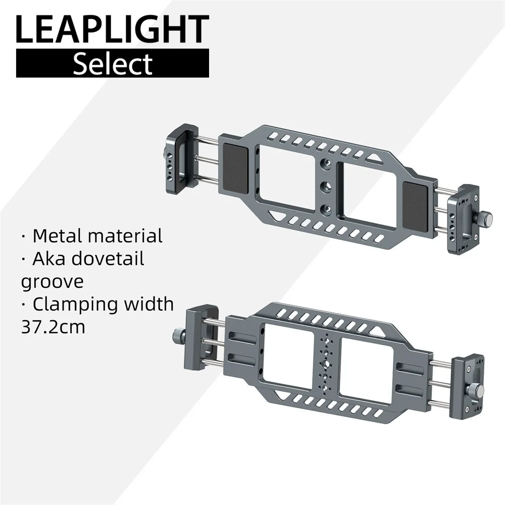LEAPLIGHT Large Size Laptop Clip Tablet Phone Stand Tripod Aluminum Adjustable Bracket for Phones Tablets Macbook Holder
