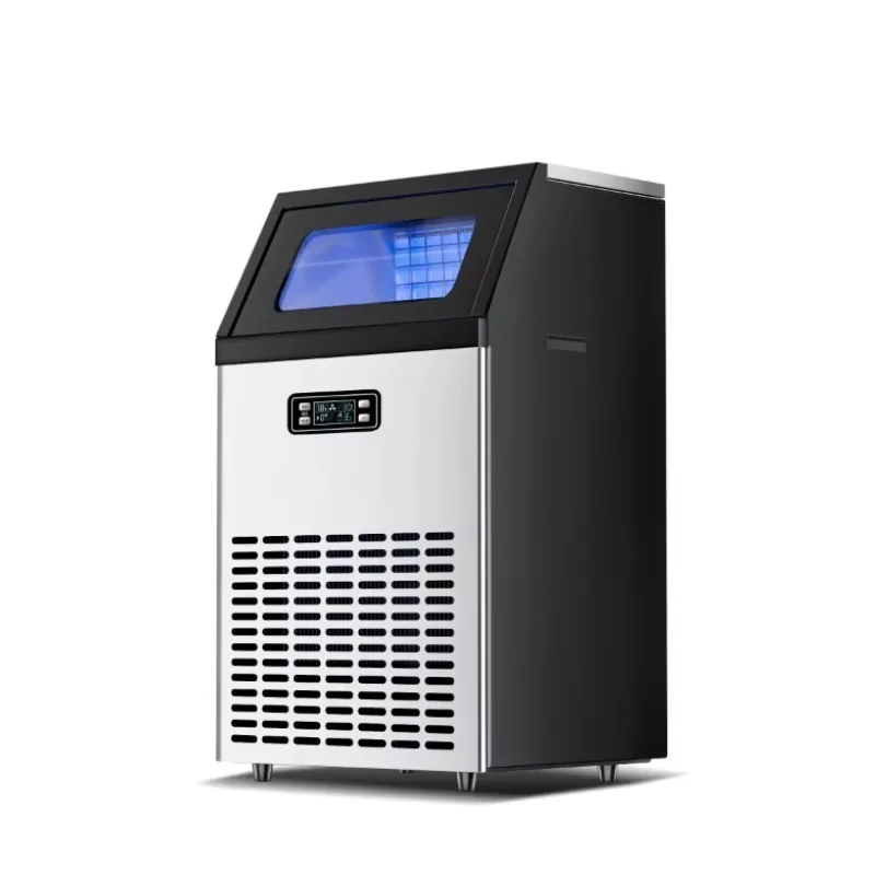 Airo Ice Maker 80kg Automatic Home Commercial Small Ice Cube Block Making Machine Ice Maker Machine for Business Sale Food