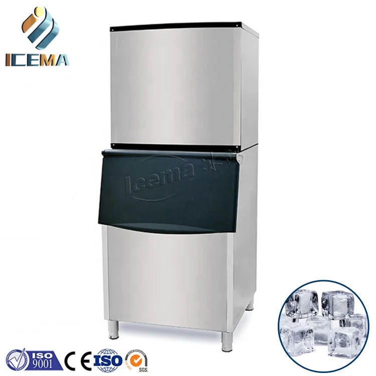 Hot Sale Cube Ice Maker  160 kg 300 kg 500 kg 1 T Cube Ice Machine Portable  Price Ice Maker Machine Use for Home