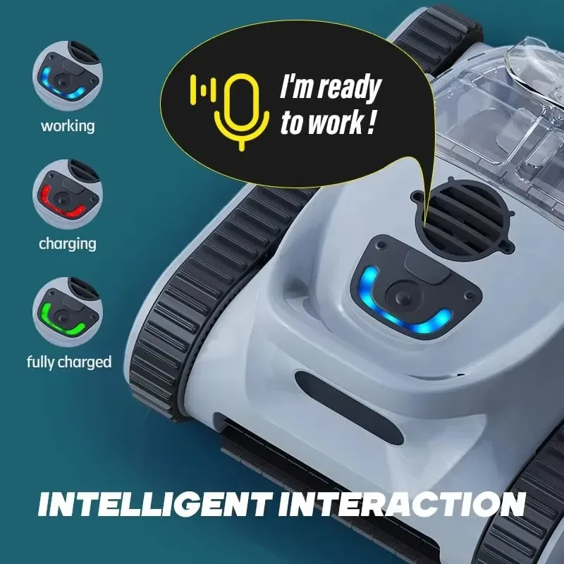 Cordless Wall Climbing Vacuum Cleaner New Swimming Pool Automatic Cleaner Robot