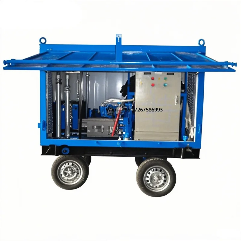 Industrial Cleaning Equipment Using a 500 Bar to 1500 Bar High-Pressure Pump for Cleaning