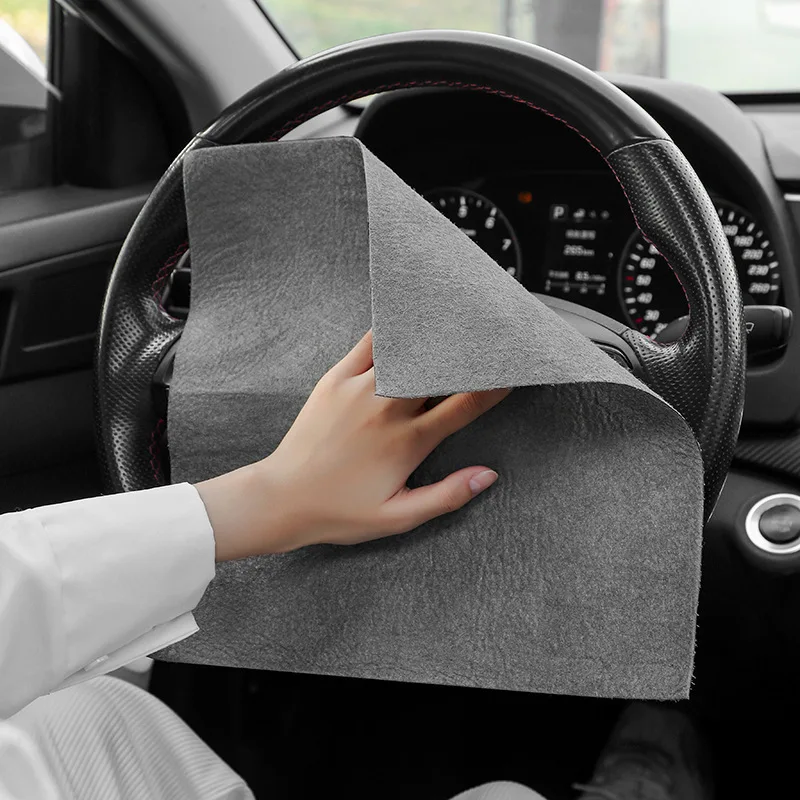 Microfiber Magic Car Glass Wiping Cloth Streak Free Thick Magic Cleaning Cloth Reusable Microfibre Wipes for Windows Glass Towel