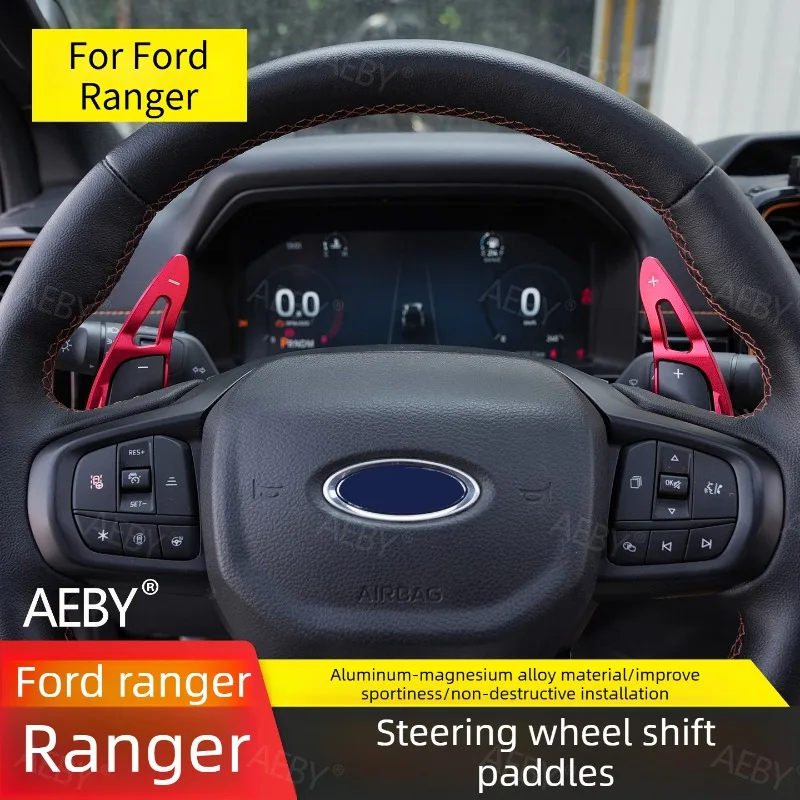 For Ford Ranger 2022-2026 Steering wheel paddle shifters,Personalized shifting,Quick shift,Ergonomics,Car interior accessories