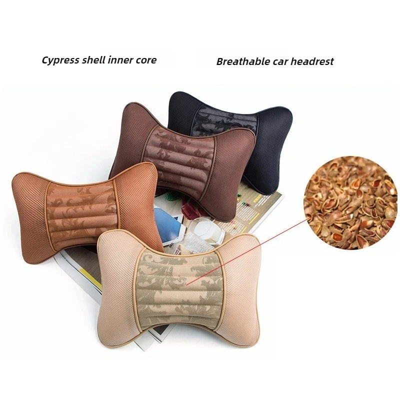Car Neck Support Headrest Pair Ergonomic Vehicle Cervical Pillow Interior Comfort Accessory