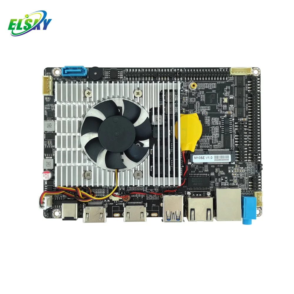 ELSKY 3.5-inch Motherboard M108SE with Processor Comet Lake 10th Gen Core I5 10210U NB-DDR4 MAX 32GB M.2 2280 Hard Drives