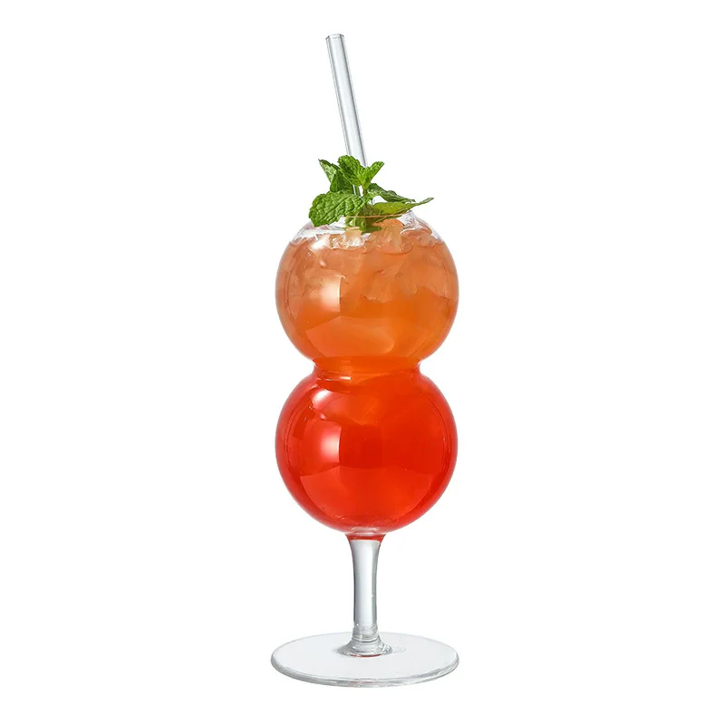 470ml Creative Goblet Bubble Ball Cocktail Champagne Wine Juice Milk Whiskey Brandy Glasses Water Cup for Bar Restaurant