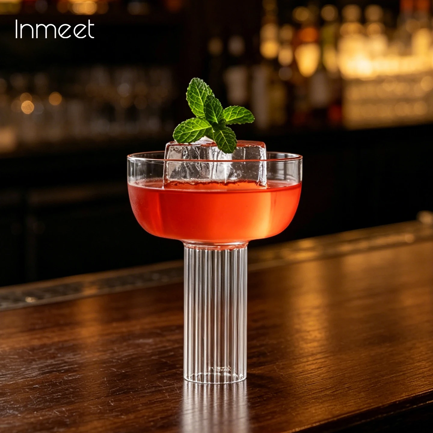 Inmeet Cocktail/Champagne/Ice Cream Cup/Wedding Party Wine Glasses/High Borosilicate Glass Cup 240ml