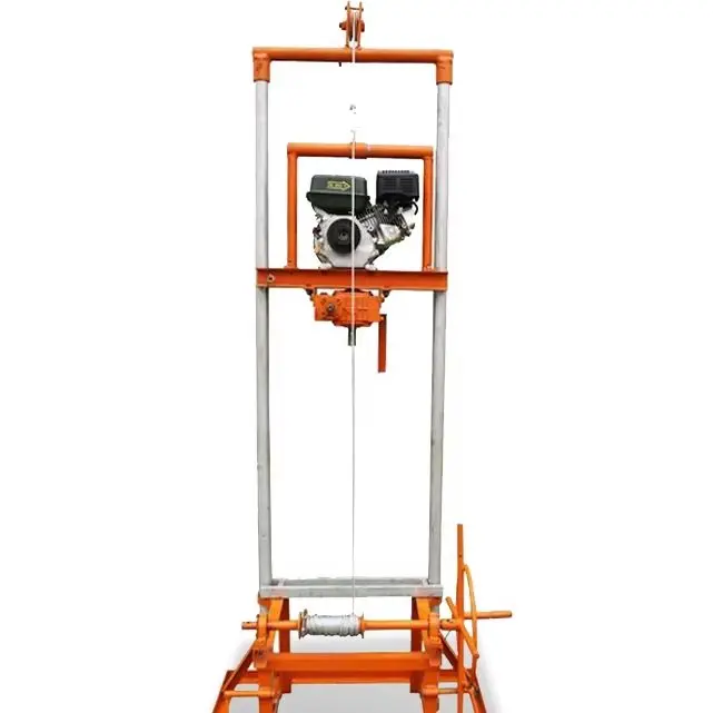 Customized Water Well Drilling Rig with Engine Pump 80m Fold Mini High-Performance Drilling Machine