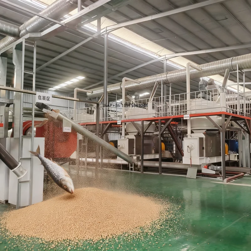 Industrial compact automatic gear drive fishmeal machine/fishmeal factory/shrimp and lobster waste treatment equipment for sale