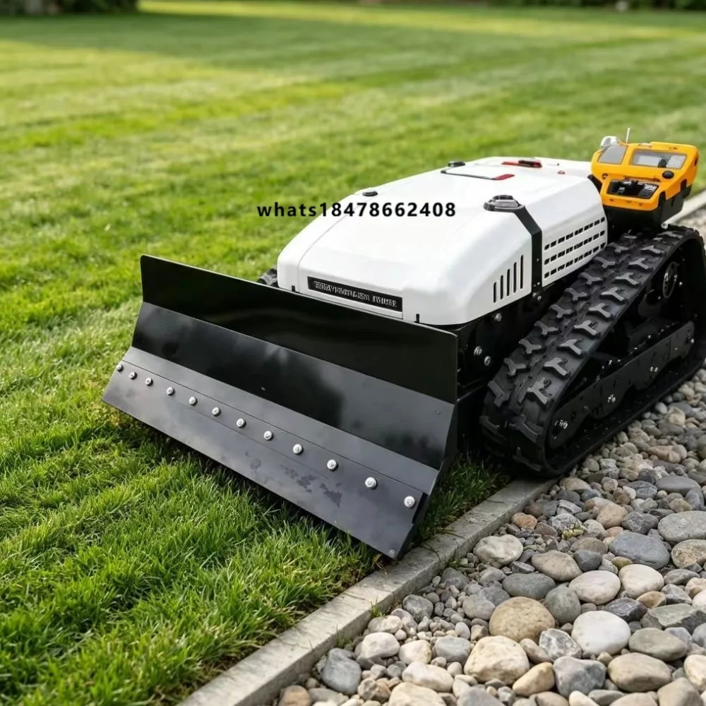 Remote Control Agricultural Robot Electric Crawler Machine Terrain Management Equipment Brush Cutting System Industrial