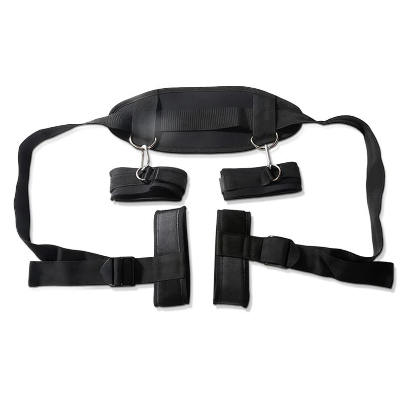 Adult Sex Toys Stretching Restraint Hand And Foot Handcuffs Split Leg Binding Strap Couple Games Bdsm Slave Exotic Bondage Gear