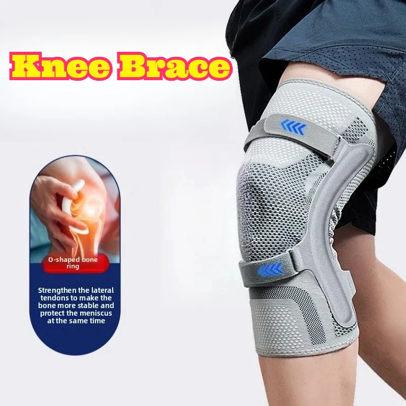 Knee Support Sleeve Patella Stabilizer Knee Joint Pressure Relief Sports Protective Gear Basketball Men Compression Breathable