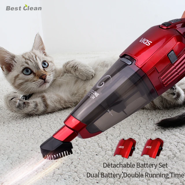 Best Clean 2 in 1 Li-ion Battery Detachable Cordless Stick Vacuum Cleaner Hair Mite Cleaning