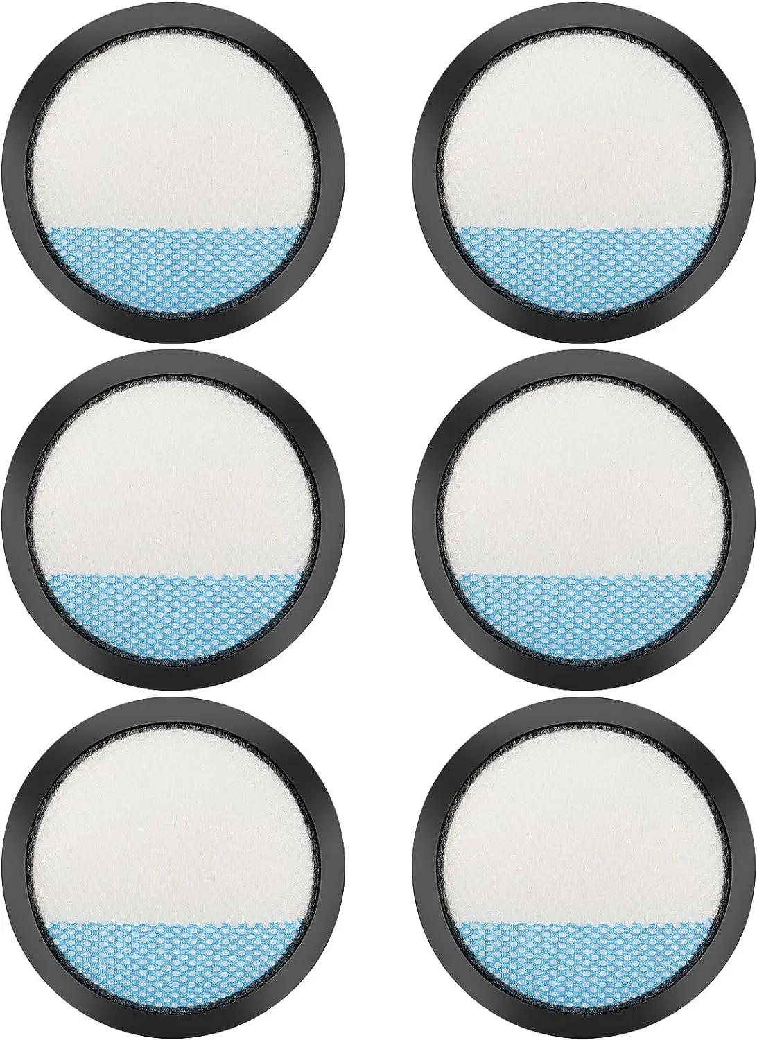 6pcs Filter For PCL720 18V 1+ Cordless Stick Vac Household Appliances Vacuum Cleaner Accessories