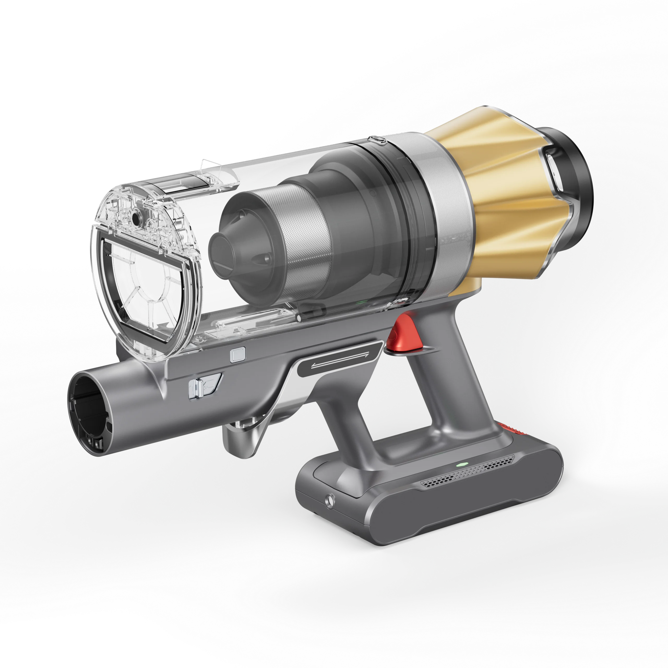 800W Powerful Brushless Motor Lightweight HEPA Filter Dry Dust Scraping Rechargeable Cordless Handheld Stick Vacuum Cleaner LED