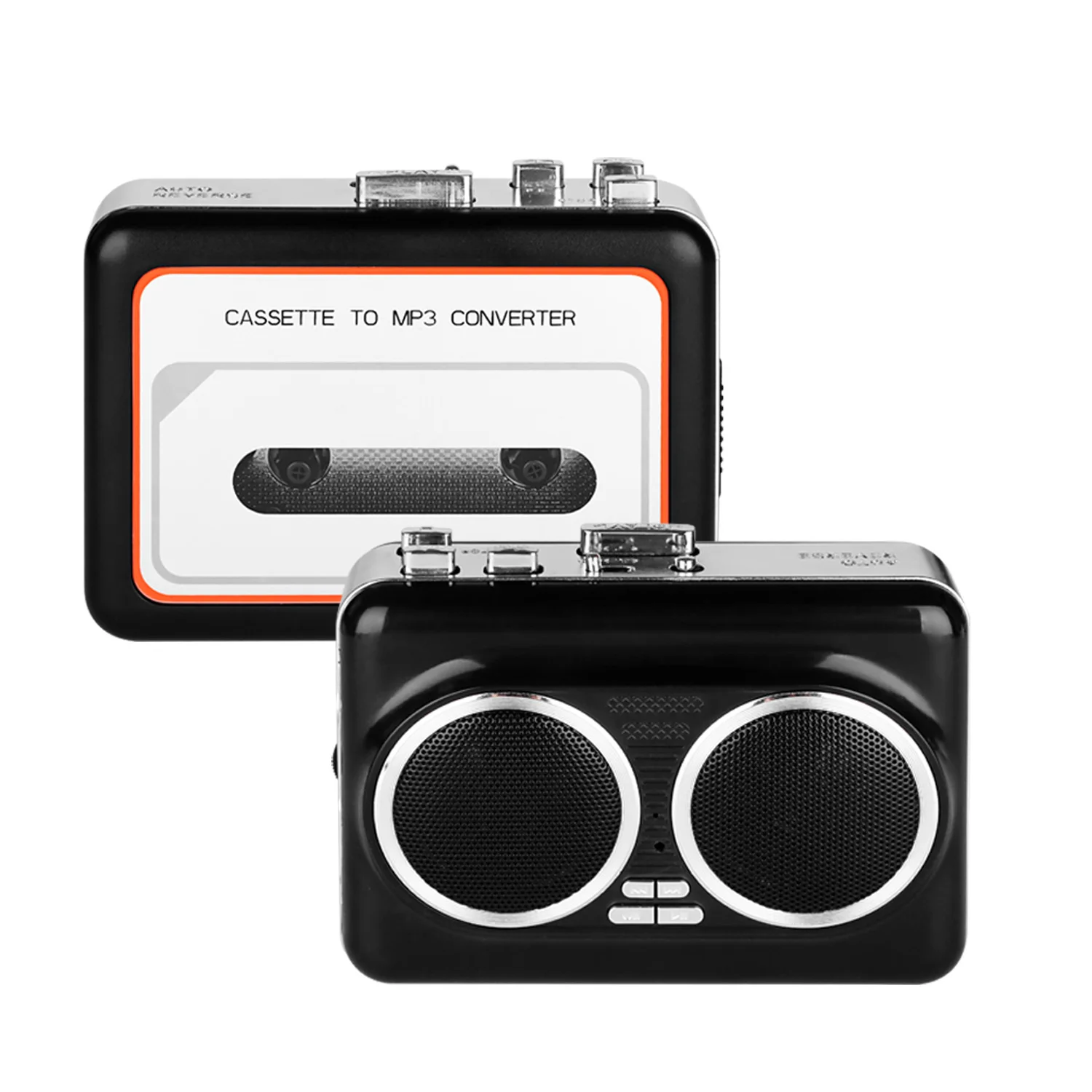 USB Cassette Player Tape to MP3 Convertor Music Audio Stero Cassette Tape Player With Dual Speaker For USB Flash disk PC iPod