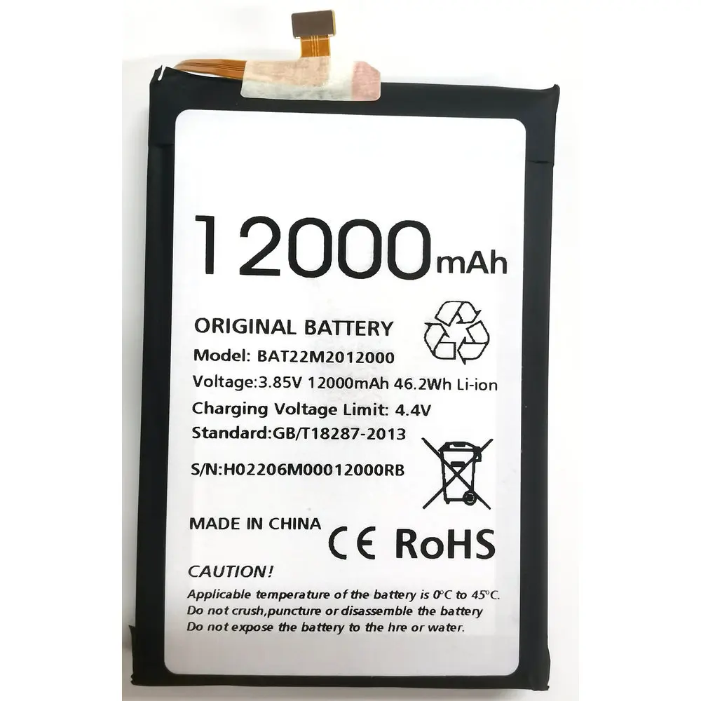 New BAT22M2012000 Replacement Battery For Doogee S89 S89 Pro Mobile Phone