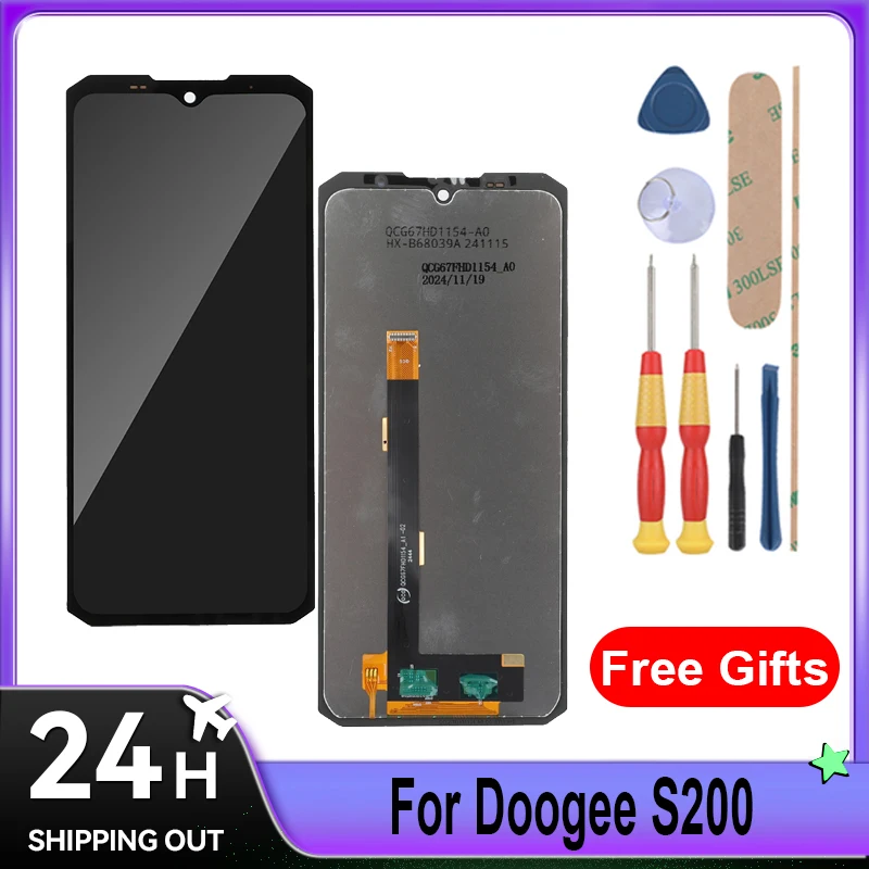 For Doogee S200/S200 Plus/S200 X/Fire 6 Max/S200 E/S200 VIP Edition/LCD Display + Touch Screen With Tools