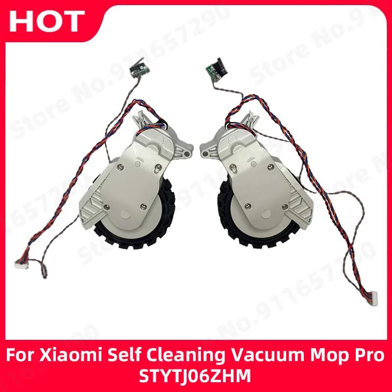 Left and Right Wheels Parts for Xiaomi Self Cleaning Vacuum Mop Pro STYTJ06ZHM Dreame Bot W10 Pro Wheel Accessories