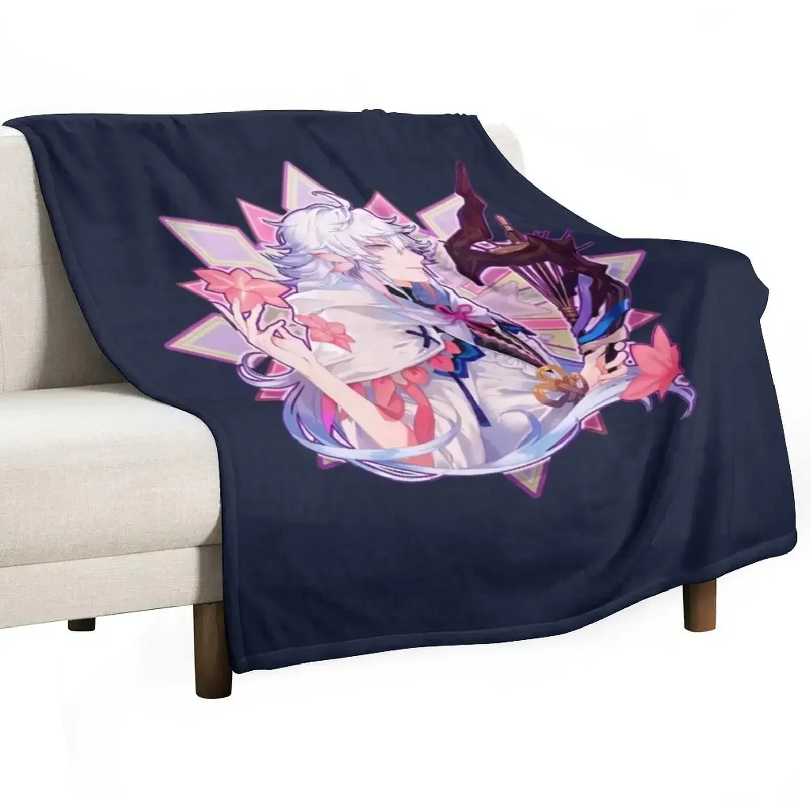 Fate grand order Merlin Mage of Flowers Throw Blanket Bed linens Fashion Sofas Large Vintage Decorative Beds Heavy Blankets