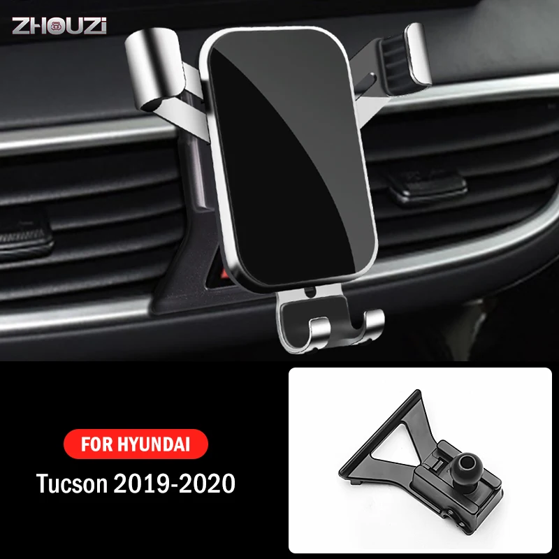Car Mobile Phone Holder For Hyundai Tucson 2019 2020 Special Mounts GPS Stand Gravity Navigation Bracket Auto Accessories
