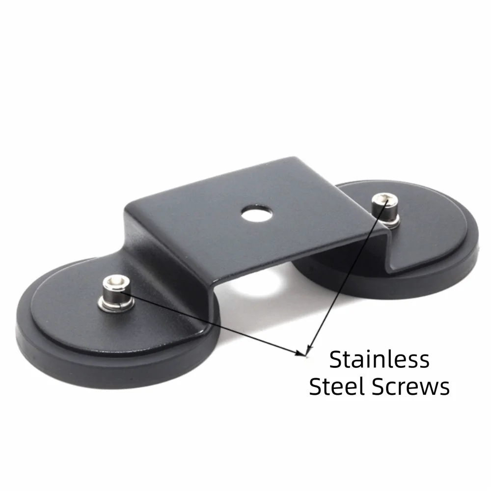Modification Strong Magnetic Car Roof Light Bar Stainless Steel Powerful Mounting Base Holder 2 Pcs Off-Road Light Bar Trucks
