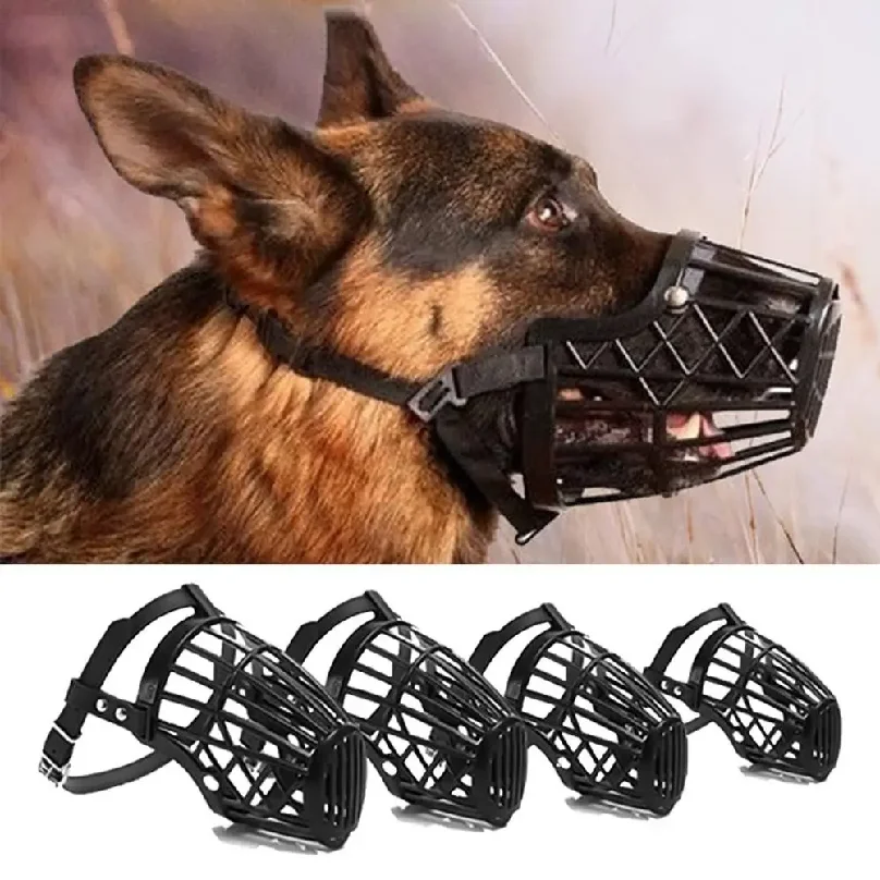 Prevention Anti Miseating Adjustable Nozzle slipcover Dog Bark Arrester Soft Plastic Dog Mouth Cover