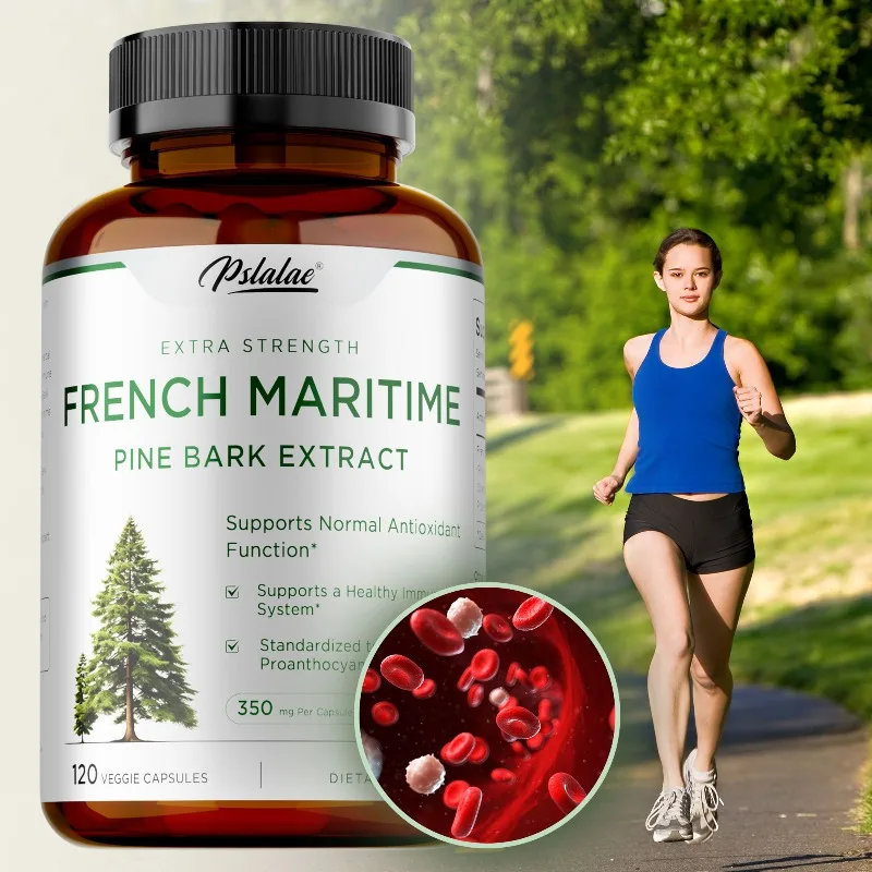 French Maritime Pine Bark Extract - Promote Nutrient Absorption, Blood Circulation, Anti-aging, Increase Energy, Enhance Immune