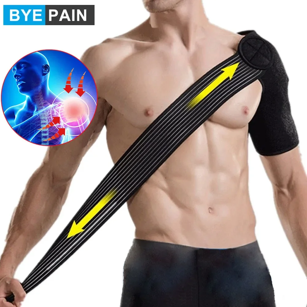 1Set Shoulder Brace for Torn Rotator Cuff, AC Joint Pain Relief, Tendonitis, Bursitis, Orthosis Support Compression Sleeve