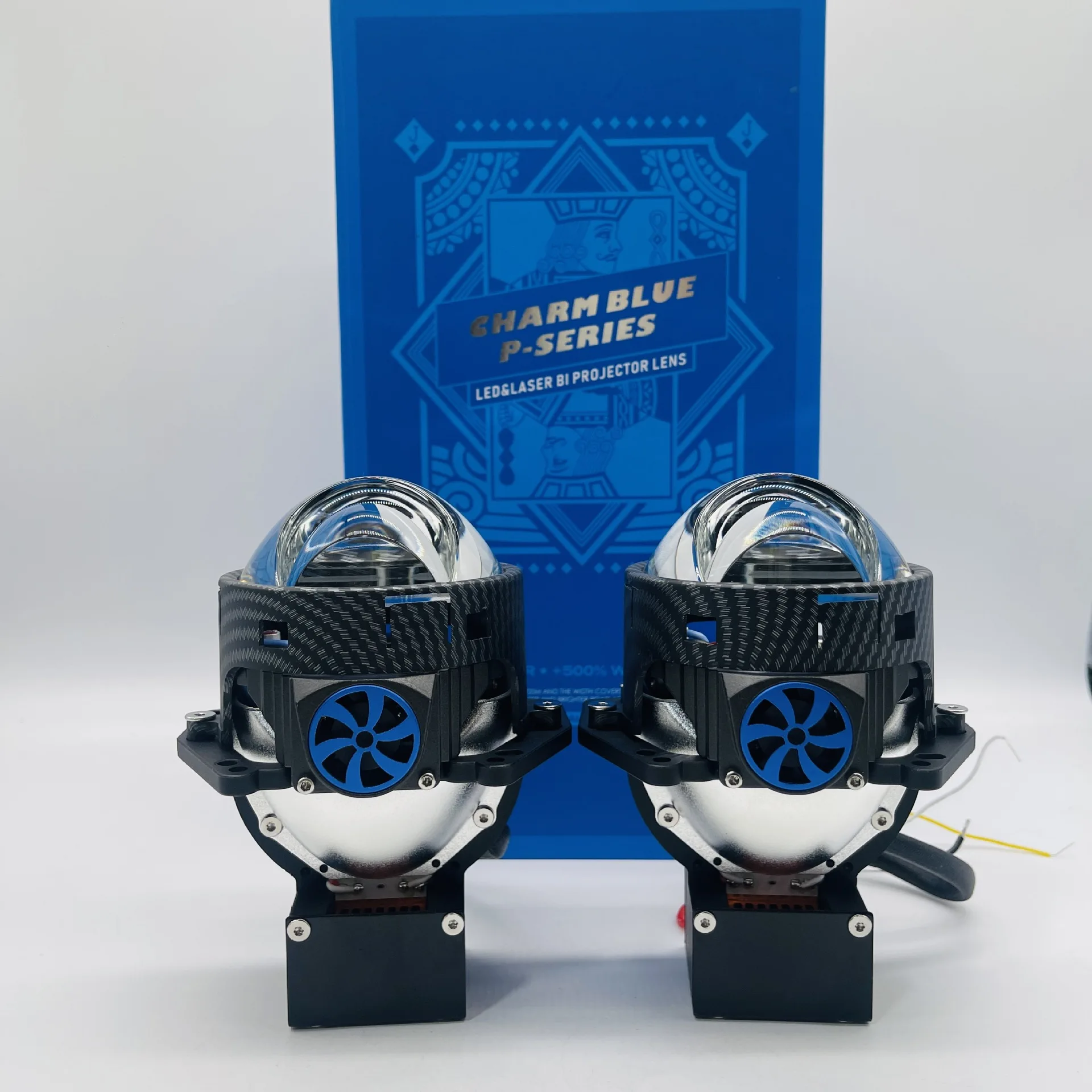 3 inch single direct laser headlight headlight led headlight car light car modification high power 80w double lens factory
