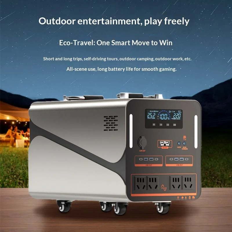 600Wh LiFePO4 Portable Power Station Pure Sine Wave 220V AC Solar Car Charge Home Emergency Backup Power