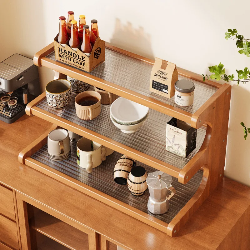 Desktop Cup Storage Shelf Office Desk Finishing Kitchen Storage Shelf Multi-layer Bookshelf Small Display Shelf
