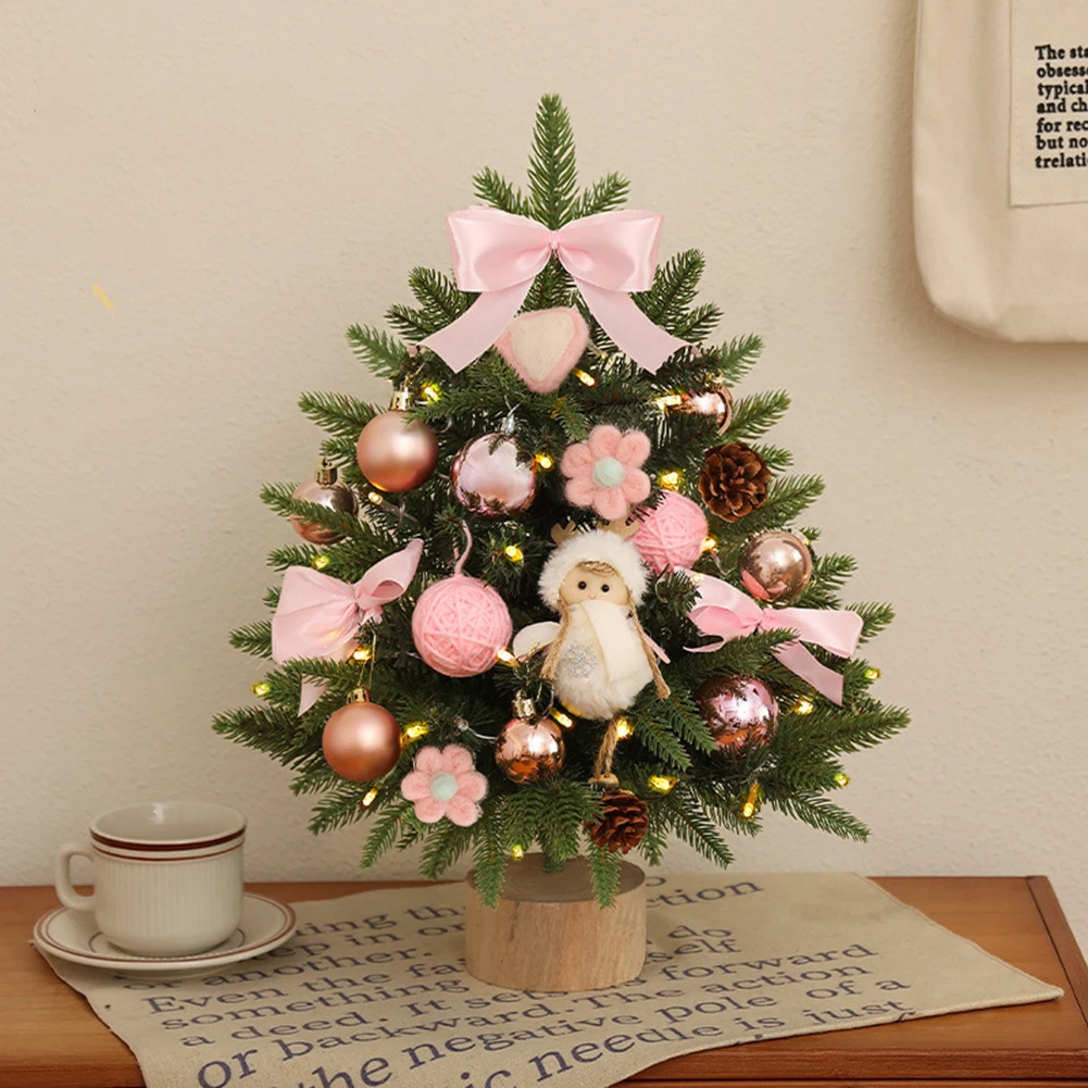 Small 45cm Desktop Christmas Tree With Multi-Color Decor Charming Party Decorative Props For Homes Office
