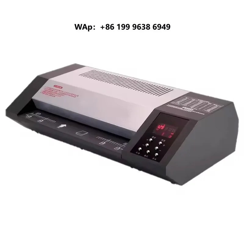 LM6-330 Desktop Office Small Pouch Plastic Sealing Machine A4 Paper Laminating Machine with Motor CE Certified 1000W
