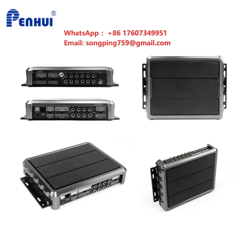 1120 W 12 Channel Car Amplifier Built in DSP  Support  Bridge Connection to 8CH 10CH Infineon Class D  MA-12070
