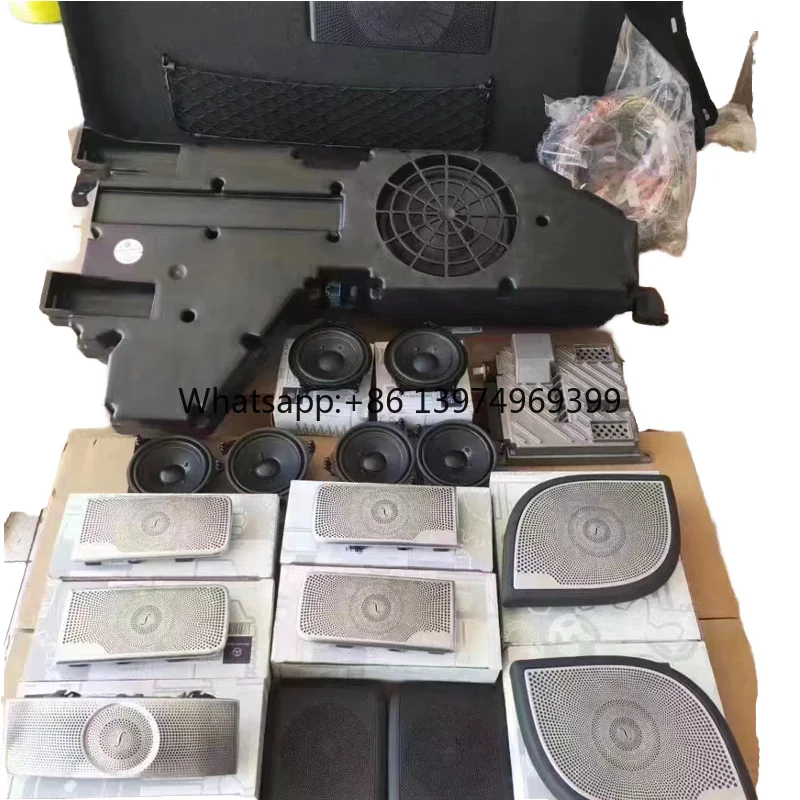 For Mercedes Benz G Class W463 W464 Car Audio System Code 810 Premium Audio Amplifier 8inch Special ABS Horn Woofer for G350D Us