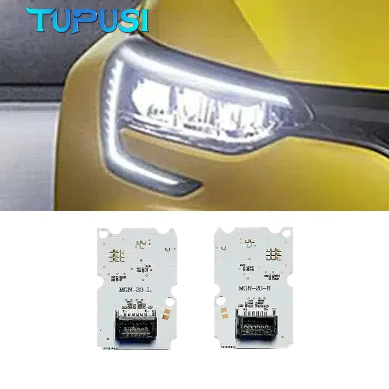 White DRL LED Board Light for Facelift Renault Megane RS IV LED Daytime Running Lights Module Replace