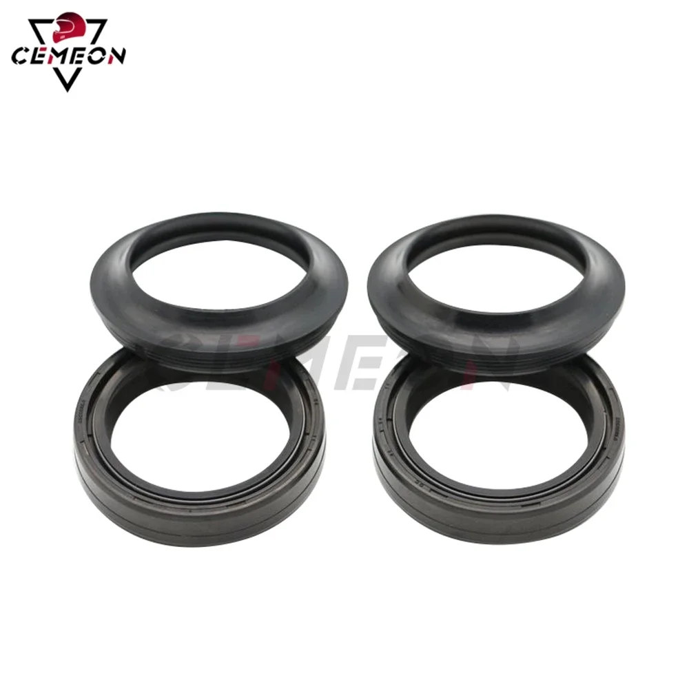 For SYM Allo 125 Husky 125 Orbit II 50 Wolf Legend 125 XS125 Motorcycle Front Shock Absorber Oil Seal Dust Seal Fork Seal
