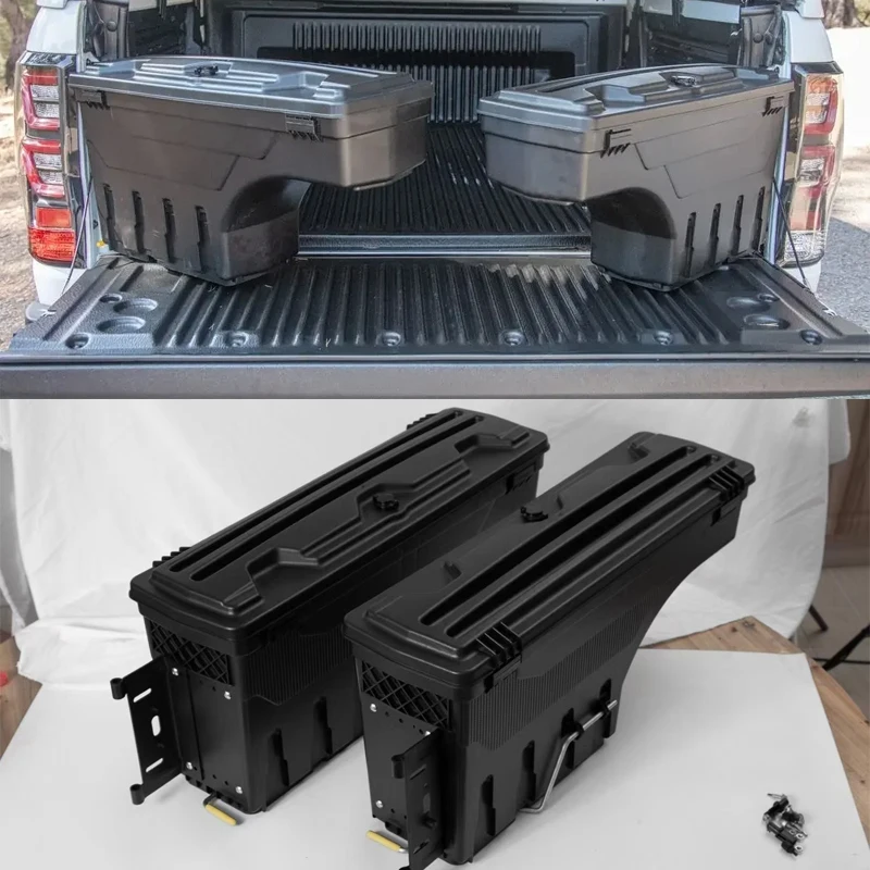 Pickup Car Tailgate Tooling Boxes For Ranger T6 T7 T8 Wildtrak XL XLT Raptor 2008-2021 Rear Storage Truck Box