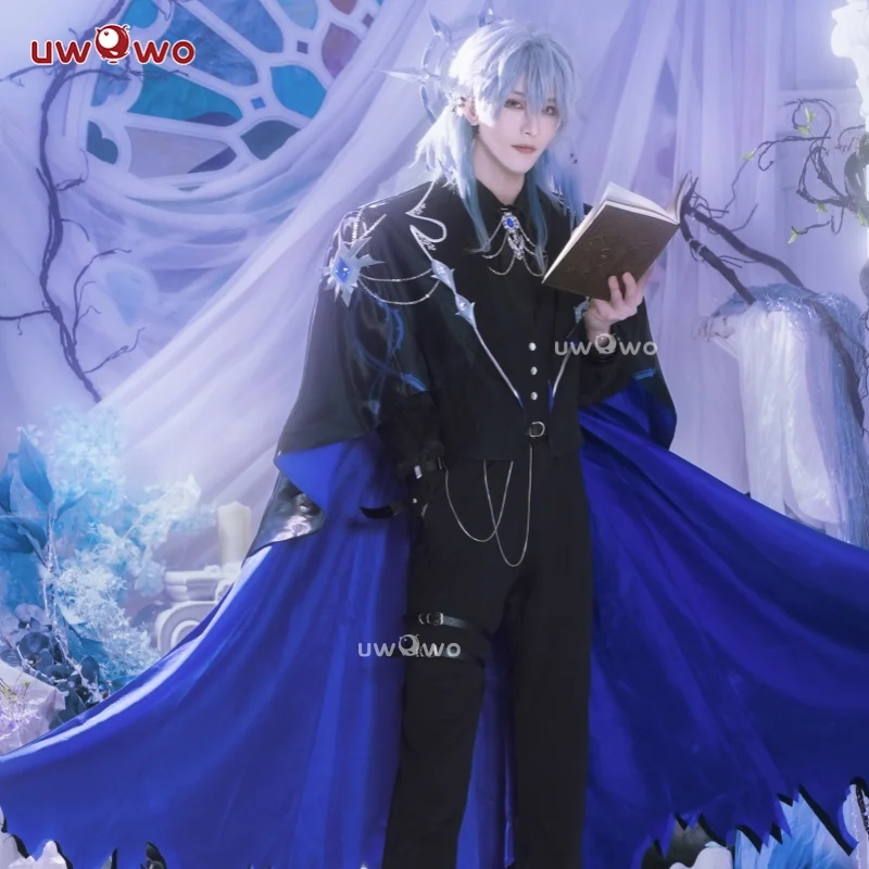 IN STOCK UWOWO Sunday Cosplay Game Honkai Star Rail Sunday Black Suit Cosplay Costume Man Male Costume Halloween Costume